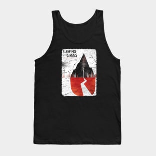 sleeping with sirens vintage crack Tank Top